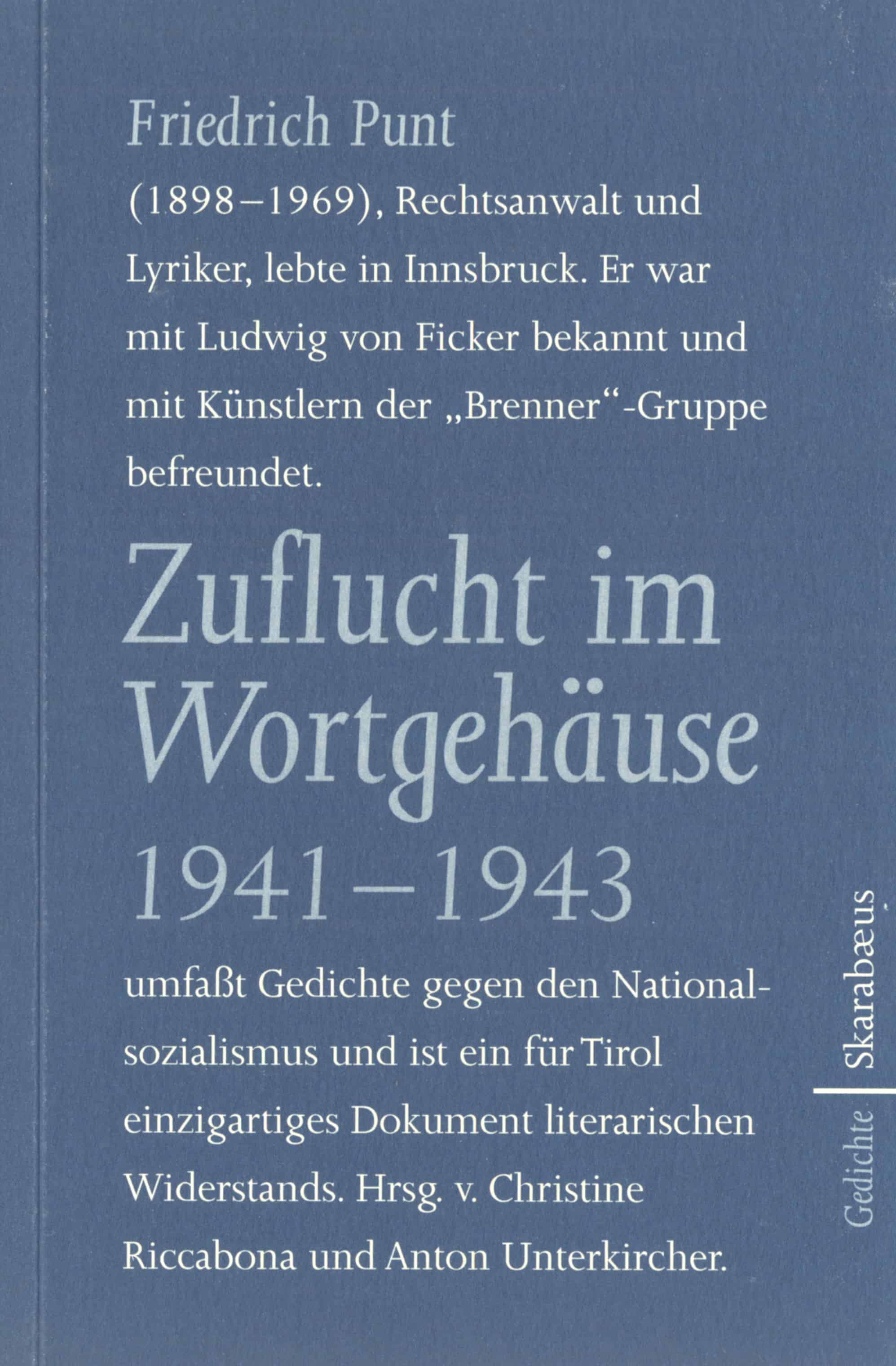 Zuflucht im Wortgehäuse 1941-1943