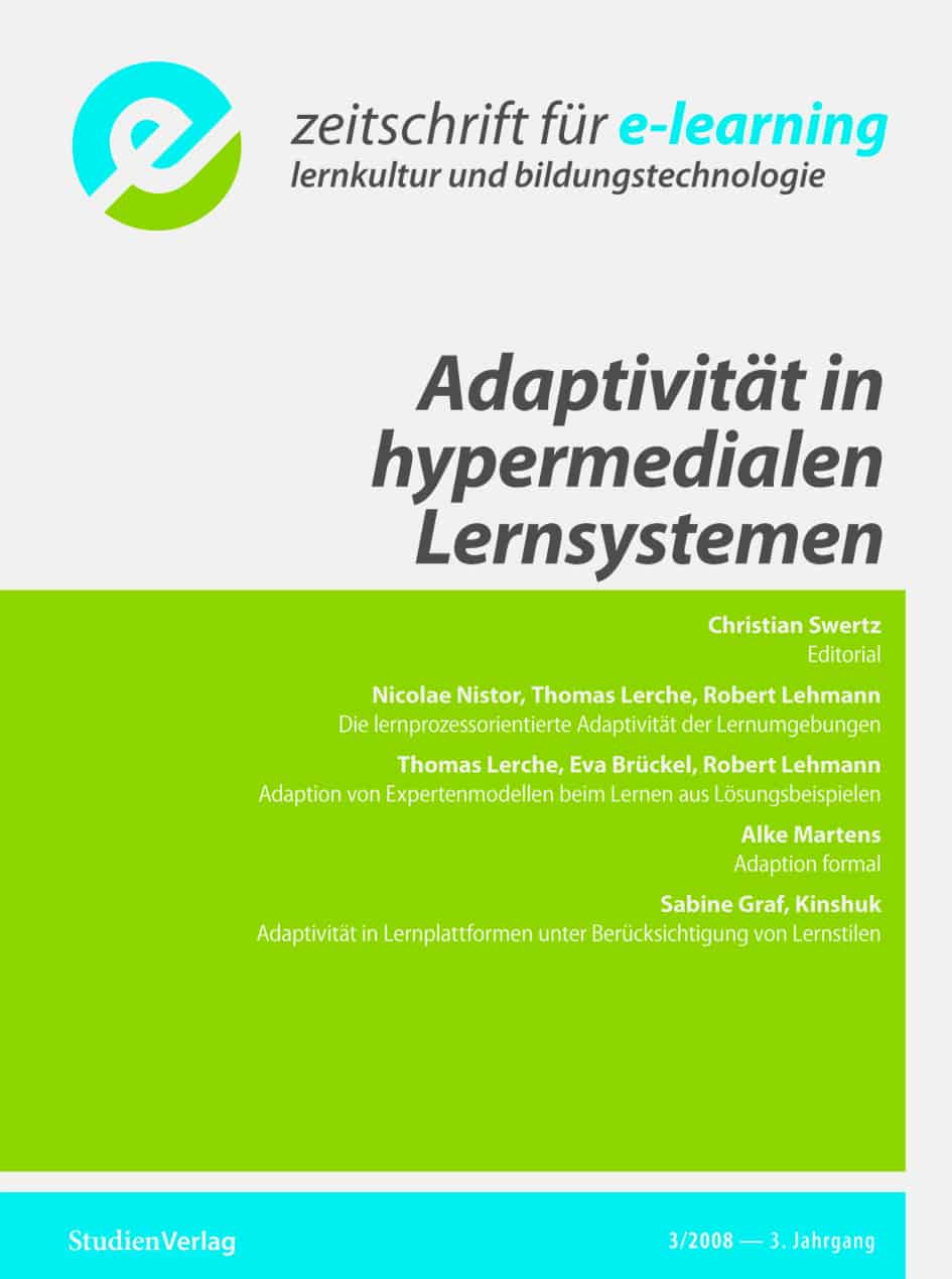Adaptivität in hypermedialen Lernsystemen