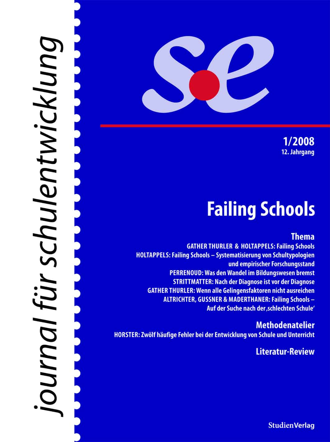 journal für schulentwicklung 1/2008