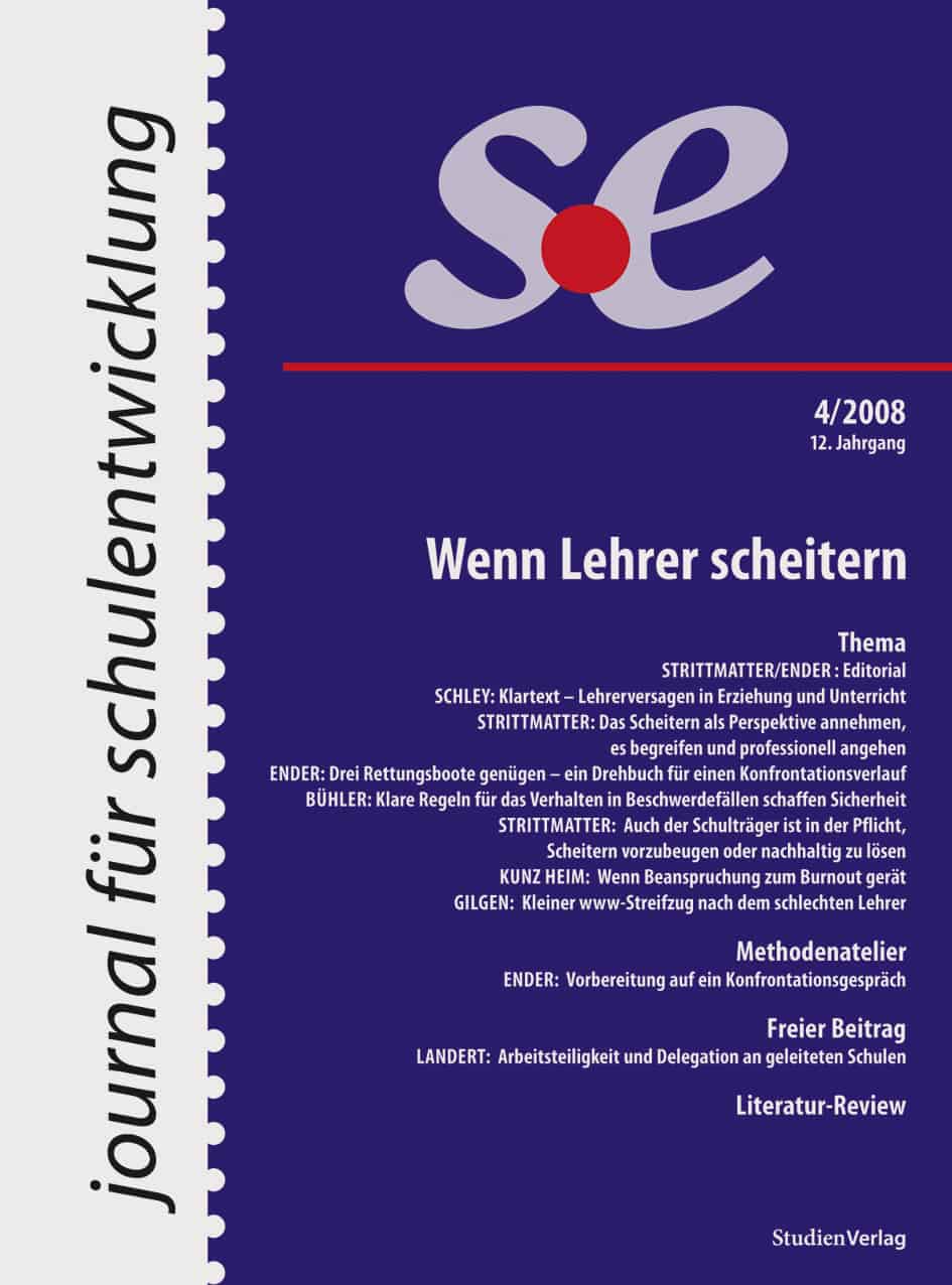 journal für schulentwicklung 4/2008