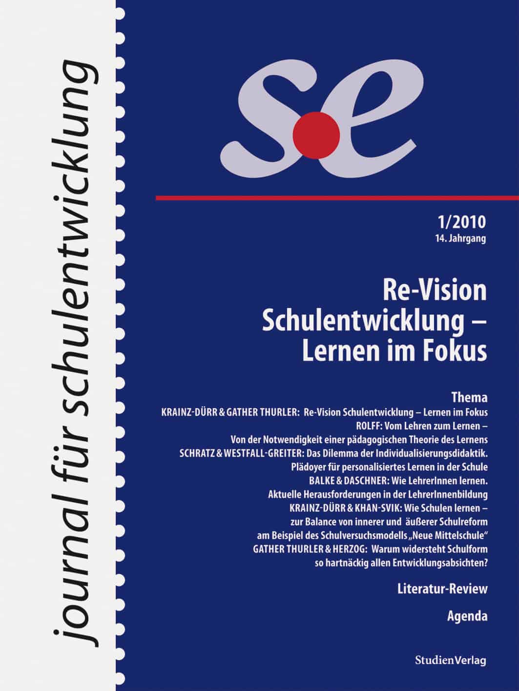 journal für schulentwicklung 1/2010
