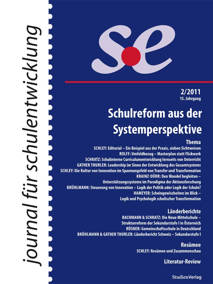 journal für schulentwicklung 2/2011