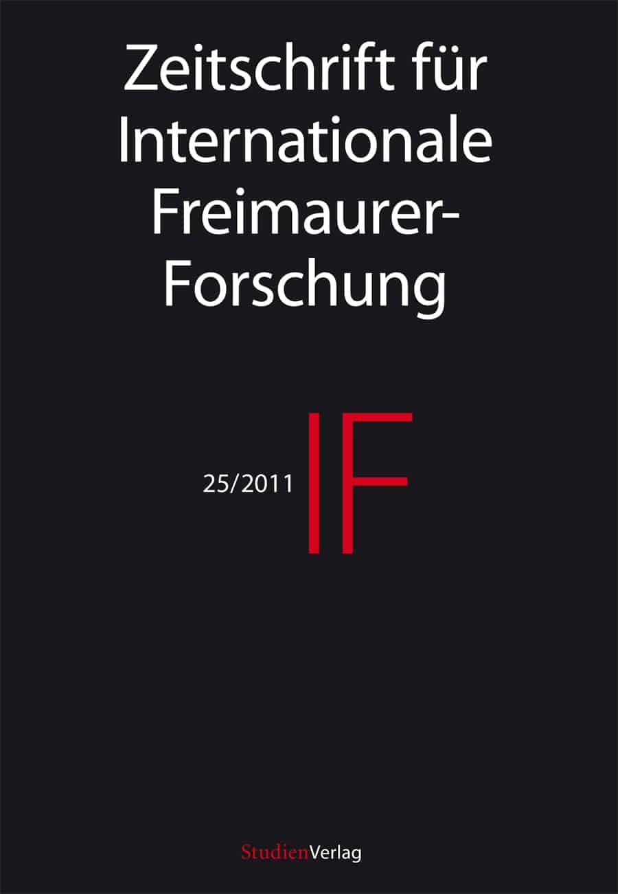 IF - Zeitschrift für Internationale Freimaurer-Forschung 25/11