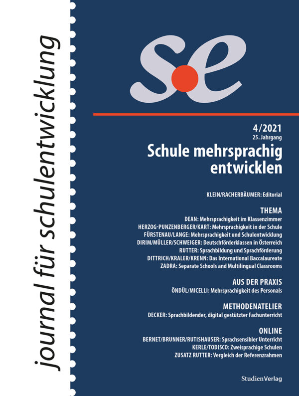 journal für schulentwicklung 4/2021