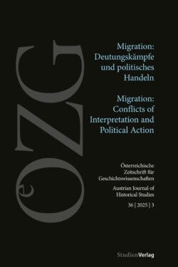 Cover Broschur Österreichische Zeitschrift für Geschichtswissenschaften 36/3/2025