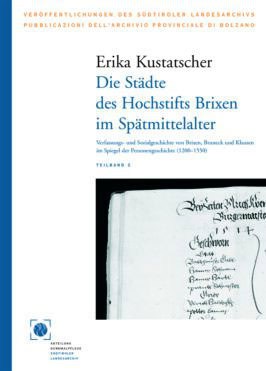Cover Taschenbuch Die Städte des Hochstifts Brixen im Spätmittelalter