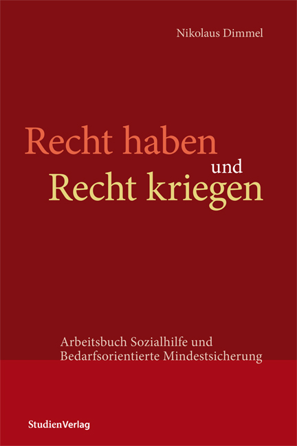 Cover Taschenbuch Recht haben und Recht kriegen