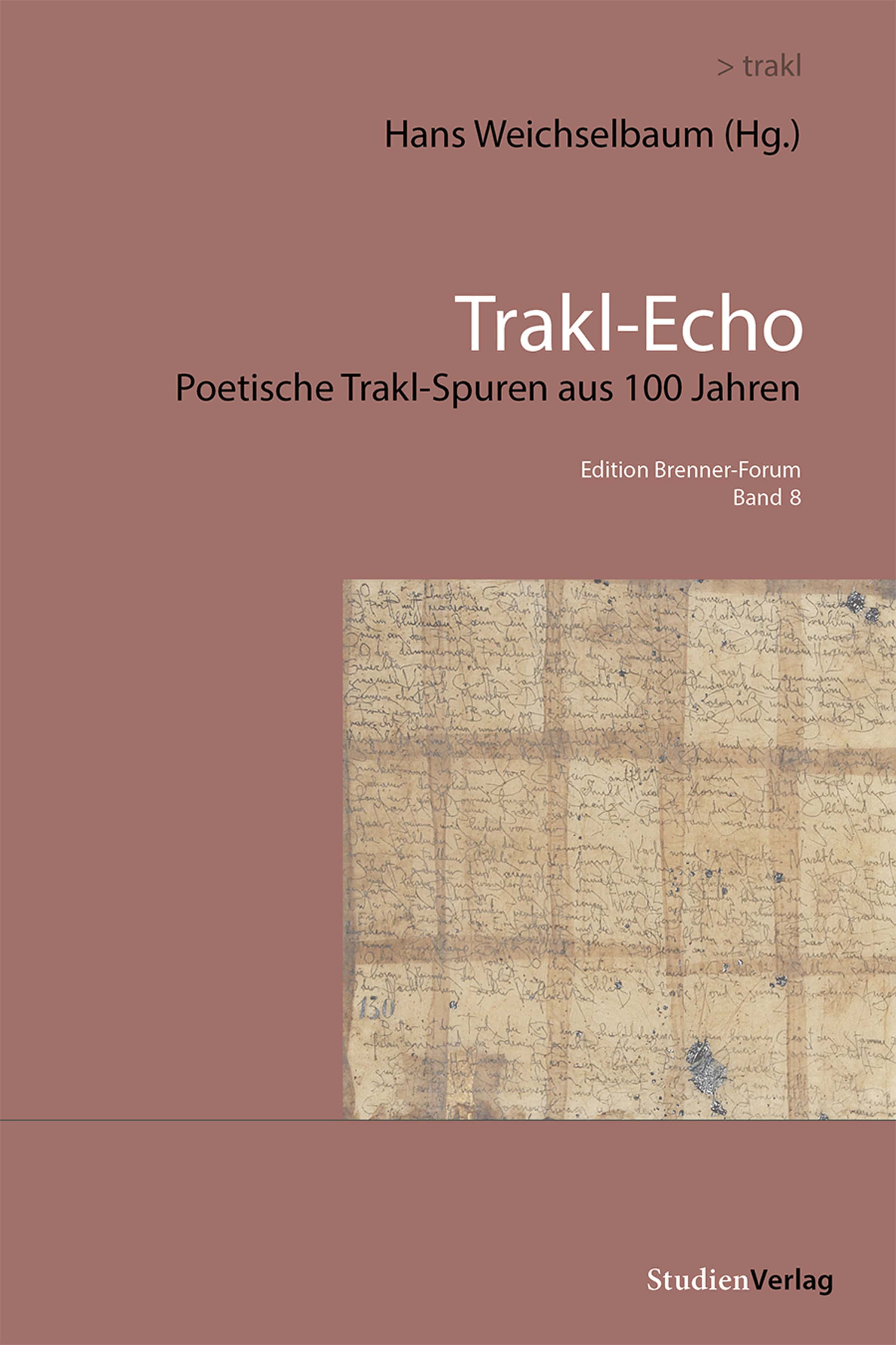 Cover Taschenbuch Trakl-Echo