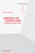 Cover Taschenbuch Arbeiten am Unterschied