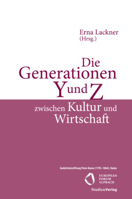 Cover Taschenbuch Die Generationen Y und Z zwischen Kultur und Wirtschaft