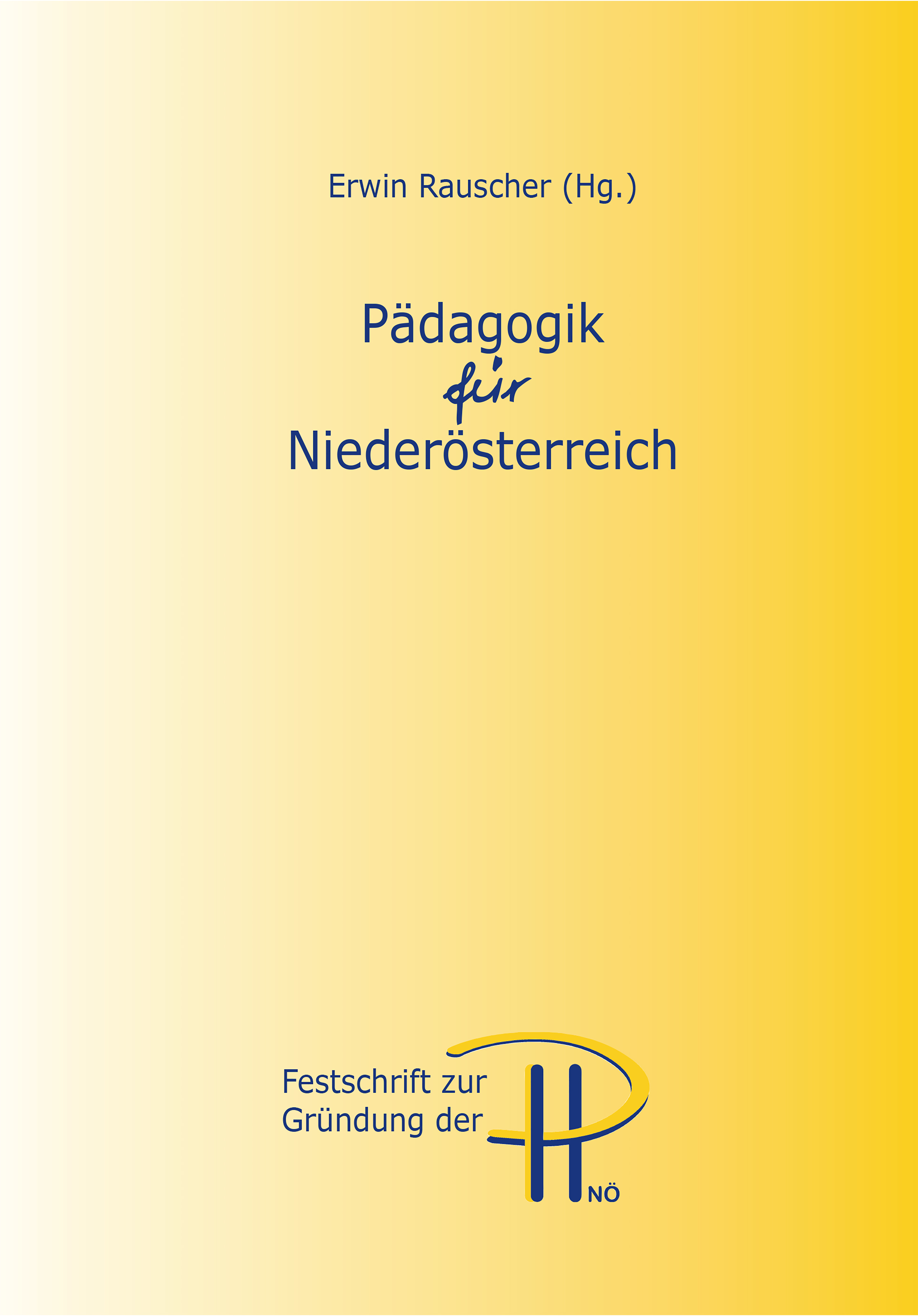 Cover Taschenbuch Pädagogik für Niederösterreich