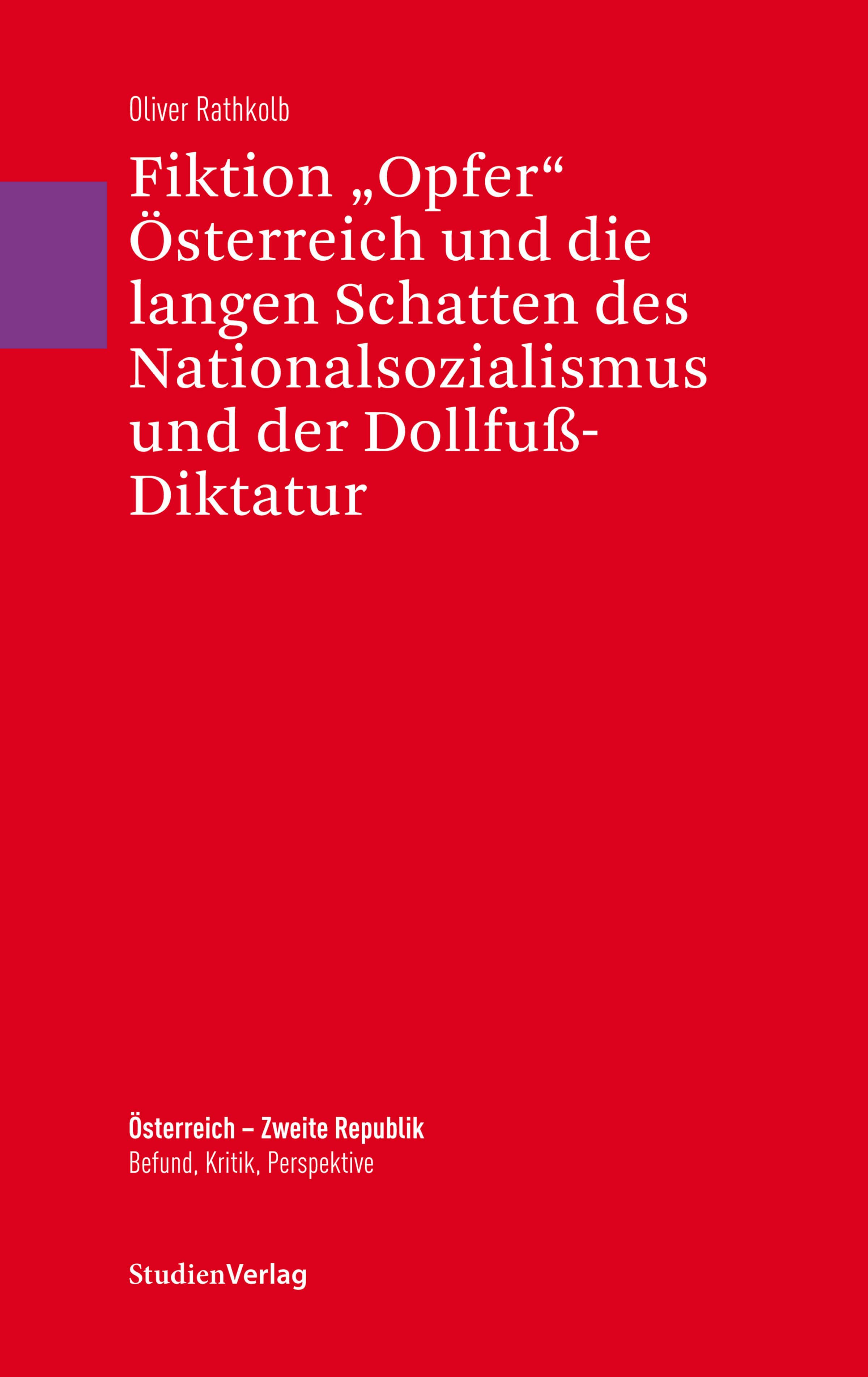 Cover Taschenbuch Fiktion „Opfer“ Österreich und die langen Schatten des Nationalsozialismus und der Dollfuß-Diktatur