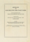 Cover Taschenbuch Regesten der Urkunden aus dem Archiv des Wiener Bürgerspitals 1257–1400
