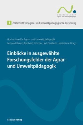 Cover Taschenbuch Zeitschrift für agrar- und umweltpädagogische Forschung 1