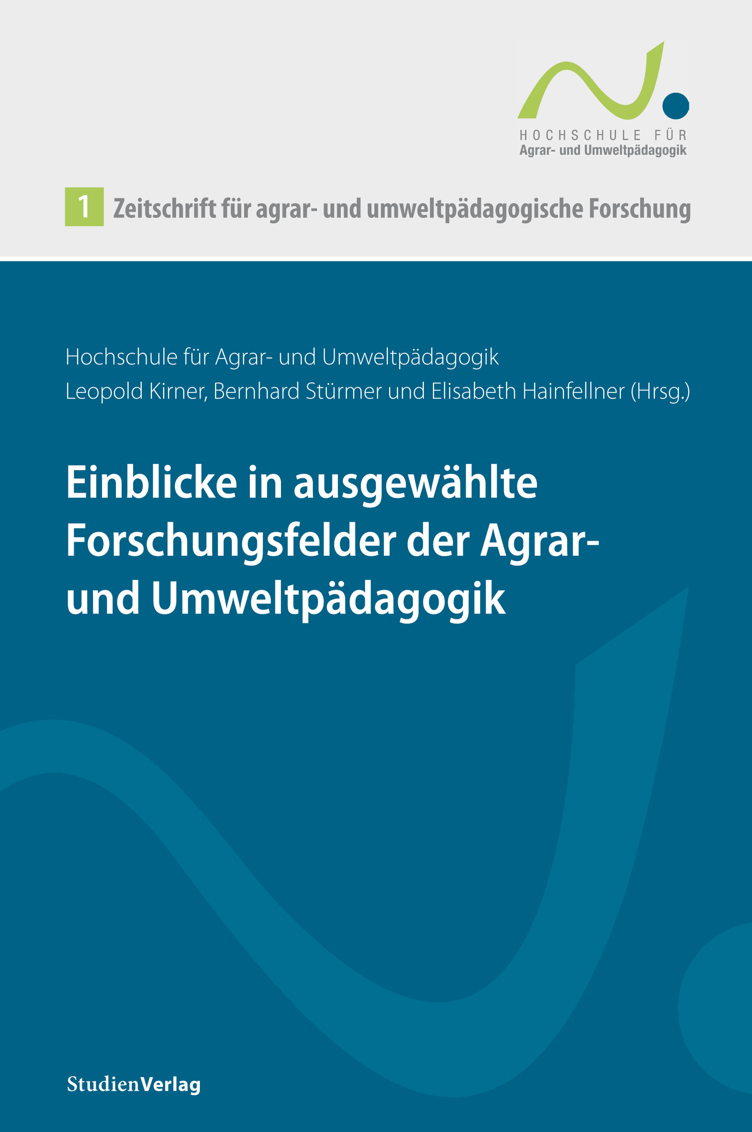 Cover Taschenbuch Zeitschrift für agrar- und umweltpädagogische Forschung 1