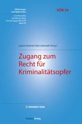 Cover Taschenbuch Zugang zum Recht für Kriminalitätsopfer