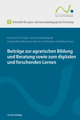 Cover Taschenbuch Zeitschrift für agrar- und umweltpädagogische Forschung 3