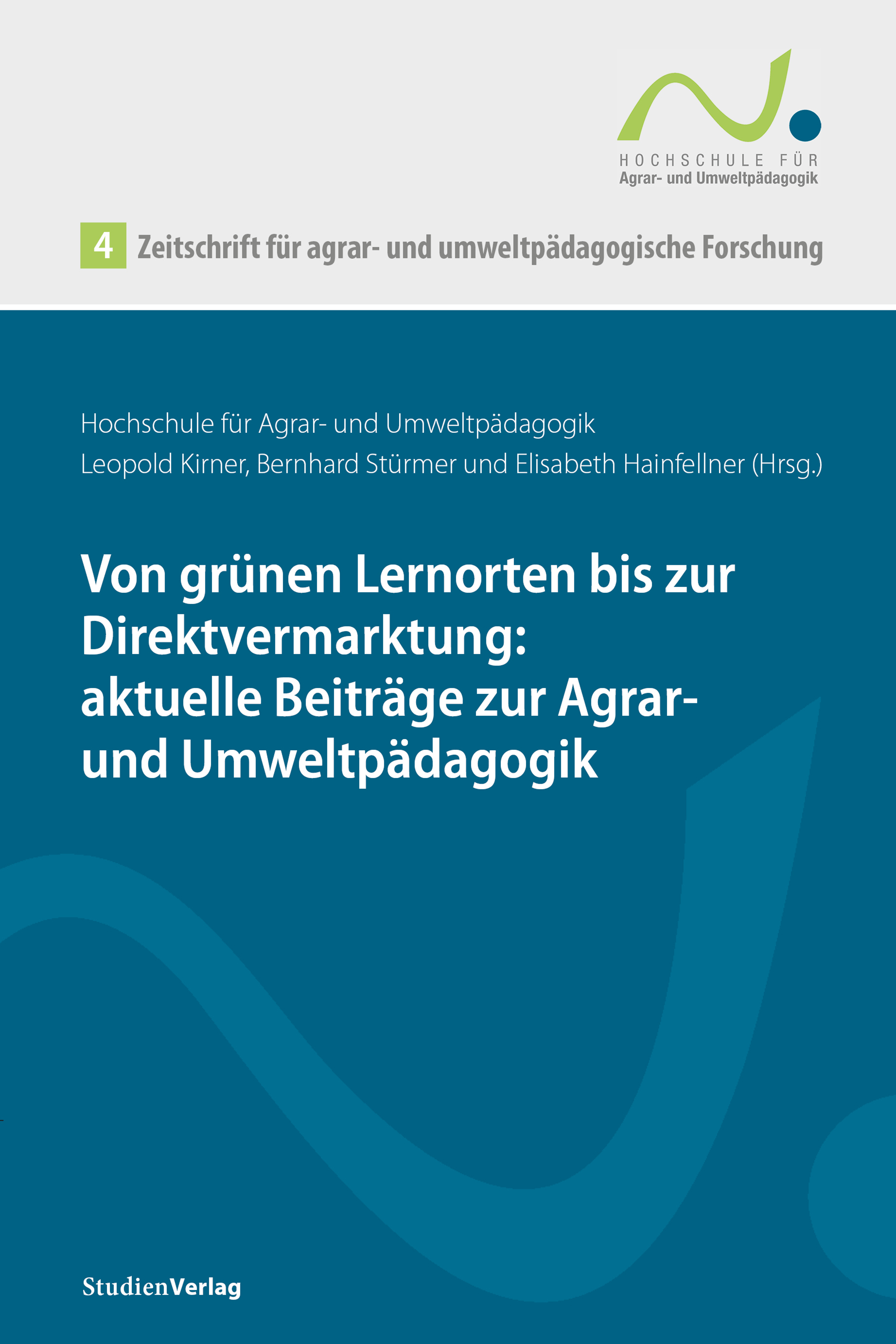 Cover Taschenbuch Zeitschrift für agrar- und umweltpädagogische Forschung 4