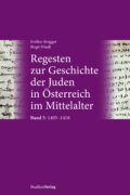 Cover Taschenbuch Regesten zur Geschichte der Juden in Österreich im Mittelalter