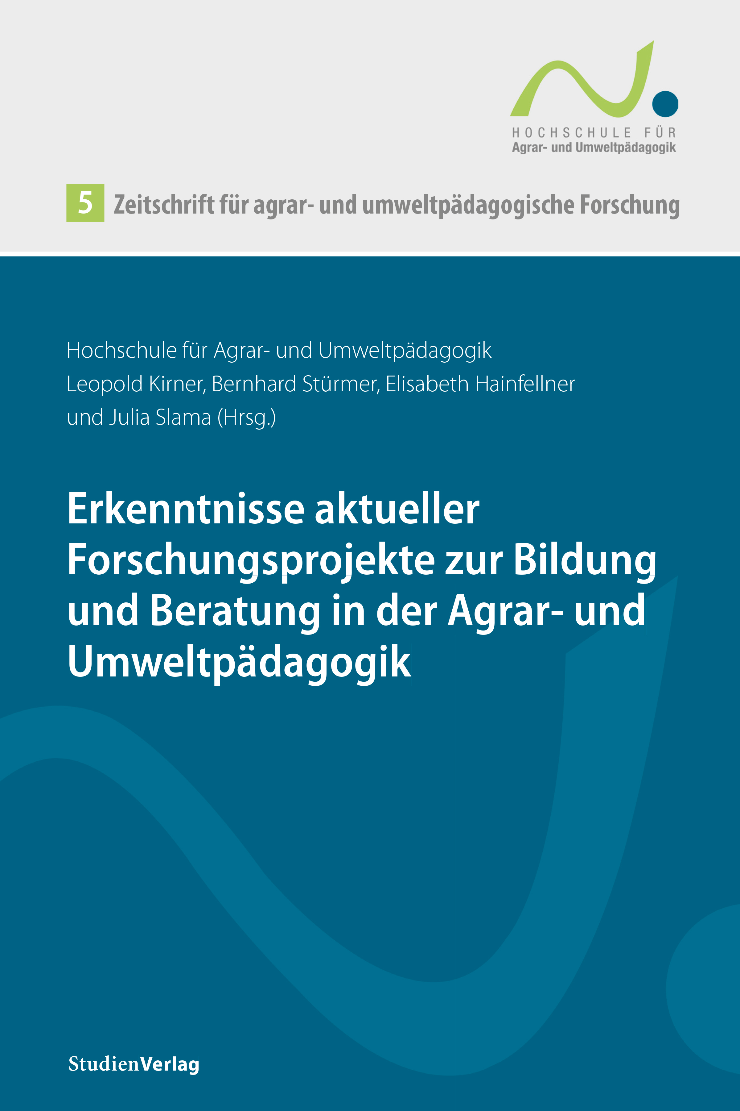 Cover Taschenbuch Zeitschrift für agrar- und umweltpädagogische Forschung 5