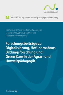 Cover Taschenbuch Zeitschrift für agrar- und umweltpädagogische Forschung 6