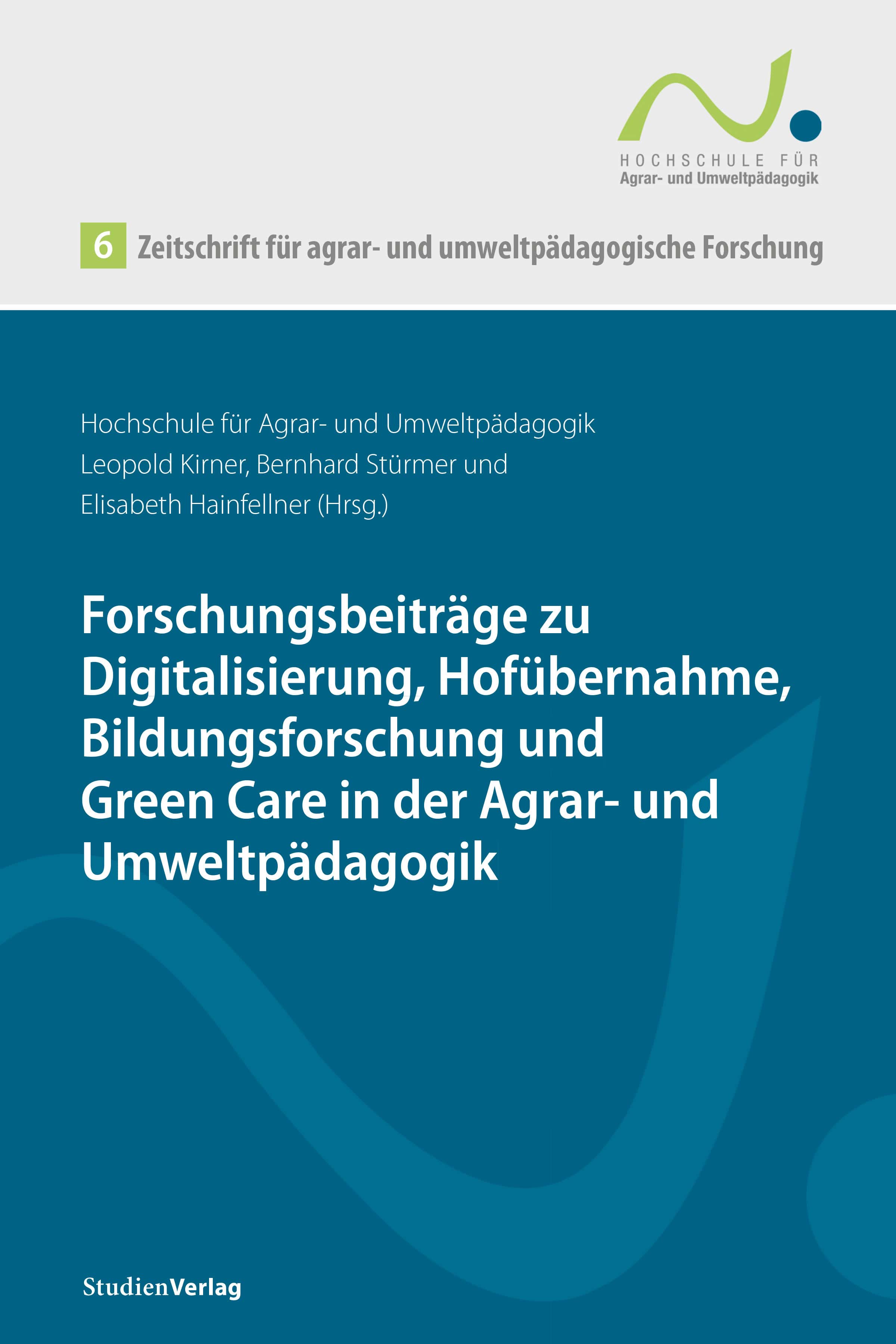 Cover Taschenbuch Zeitschrift für agrar- und umweltpädagogische Forschung 6